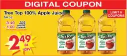 Superior Grocers Tree Top 100% Apple Juice offer