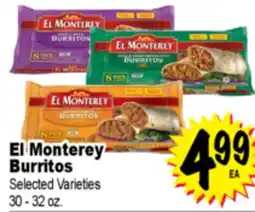 Superior Grocers El Monterey Burritos offer