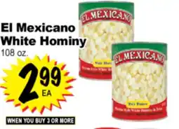 Superior Grocers El Mexicano White Hominy offer