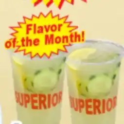 Superior Grocers Agua Frescas offer