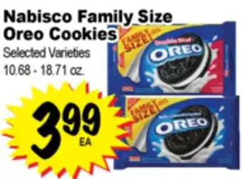 Superior Grocers Nabisco Family Size Oreo Cookies offer