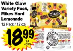 Superior Grocers White Claw Variety Pack, Mikes Hard Lemonade offer