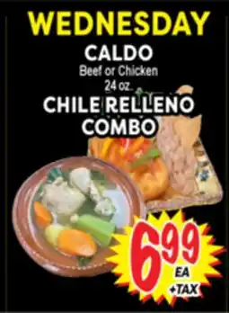 Superior Grocers CALDO CHILE RELLENO COMBO offer