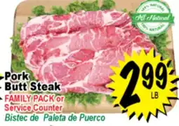 Superior Grocers Pork Butt Steak offer