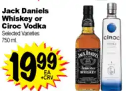 Superior Grocers Jack Daniels Whiskey or Ciroc Vodka offer