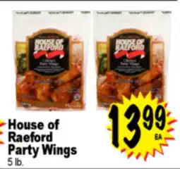 Superior Grocers House of Raeford Party Wings offer