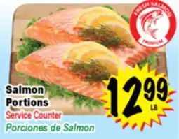 Superior Grocers Salmon Portions offer