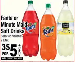 Superior Grocers Fanta or Minute Maid Soft Drinks offer