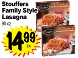 Superior Grocers Stouffers Family Style Lasagna offer