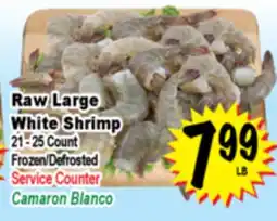 Superior Grocers Raw Large White Shrimp offer