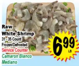 Superior Grocers Raw White Shrimp offer