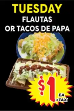 Superior Grocers FLAUTAS OR TACOS DE PAPA offer
