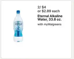 Walgreens Eternal Alkaline Water offer