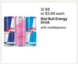 Walgreens Red Bull Energy Drinkx offer