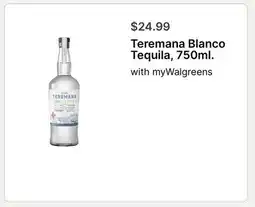 Walgreens Teremana Blanco Tequila, 750ml offer