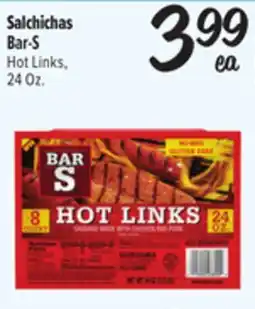 El Super Fresh Bar-S Hot Links offer