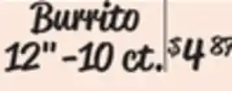 El Super Fresh Burrito offer