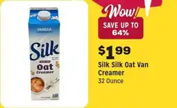 Grocery Outlet Silk Oat Van Creamer offer