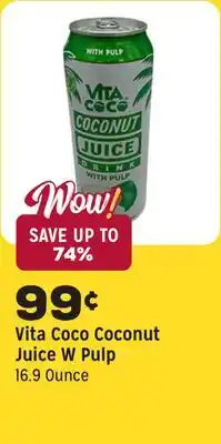 Grocery Outlet Coconut Juice W Pulp offer