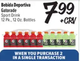 El Super Fresh Gatorade Sport Drink offer