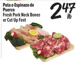 El Super Fresh Fresh Pork Neck Bones or Cut Up Feet offer