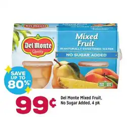 Grocery Outlet Del Monte Mixed Fruit offer