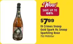 Grocery Outlet Snoop Sparkling Rose offer