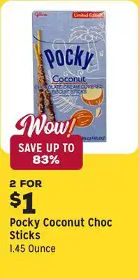 Grocery Outlet Coconut Choc Sticks offer