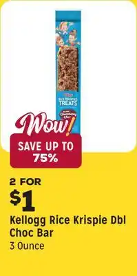 Grocery Outlet Rice Krispie Dbl Choc Bar offer