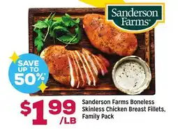 Grocery Outlet Sanderson Farms Boneless Skinless Chicken Breast Fillets offer