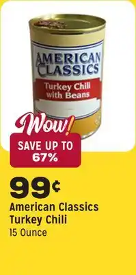 Grocery Outlet Turkey Chili offer