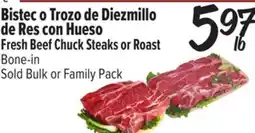 El Super Fresh Fresh Beef Chuck Steaks or Roast offer
