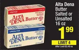 Super King Markets Alta Dena Butter Salted or Unsalted offer