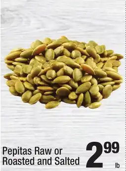 Super King Markets Pepitas Raw or Roasted and Salted offer