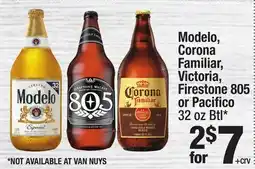 Super King Markets Modelo, Corona Familiar, Victoria, Firestone 805 or Pacifico offer