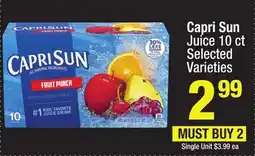 Super King Markets Capri Sun Juice offer