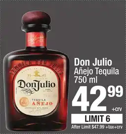 Super King Markets Don Julio Añejo Tequila offer