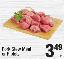Super King Markets Pork Stew Meat or Riblets offer