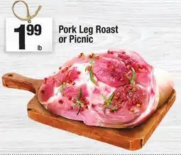 Super King Markets Pork Leg Roast or Picnic offer