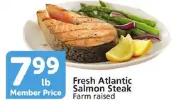 Pavilions Fresh Atlantic Salmon Steak offer