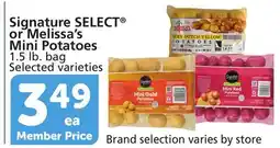 Pavilions Signature SELECT or Melissa's Mini Potatoes offer