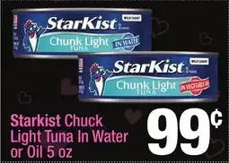 Super King Markets Starkist Chuck Light Tuna In Water or Oil offer