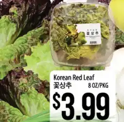 Hmart Korean Red Leaf offer