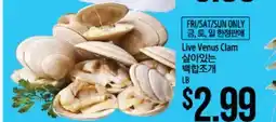 Hmart Live Venus Clam offer