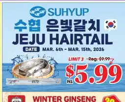 Hmart JEJU HAIRTAIL offer