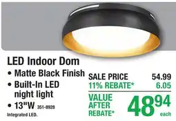 Menards LED Indoor Dom offer