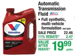 Menards Automatic Transmission Fluid offer
