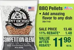 Menards BBQ Pellets offer