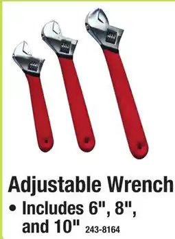 Menards Adjustable Wrench offer