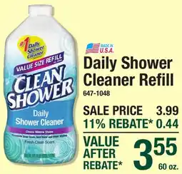 Menards Daily Shower Cleaner Refill offer